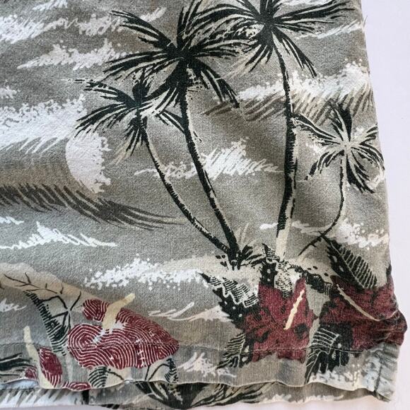 Vintage Pacific Coast Highway Hawaiian Hula Tropical AOP Surf Shirt Button Up L - Picture 6 of 8